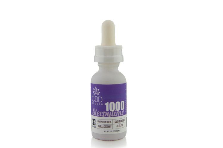 - CBD Modern's answer to sleepless nights! This Sleepytime Full Spectrum Tincture will melt in your mouth, just like you’ll melt into bed. Loaded with Melatonin and all the benefits of the entourage effect, you’ll be enjoying a good night's rest in no time.   - CBD Modern