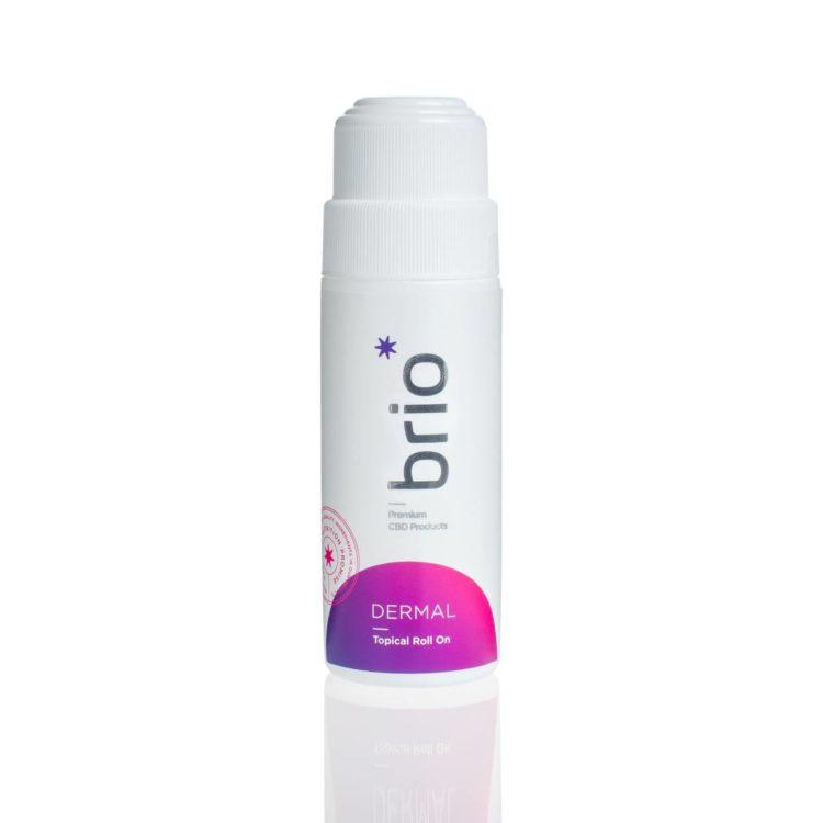- Top Rated CBD Roll-On Brio Dermal Roll-On makes CBD usage easier by providing the convenience of a topical application rather than by oral consumption. Dermal relies on transdermal absorption, which means that once applied to the skin, the product will begin to be absorbed. Broad Spectrum CBD - No THC - CBD Modern