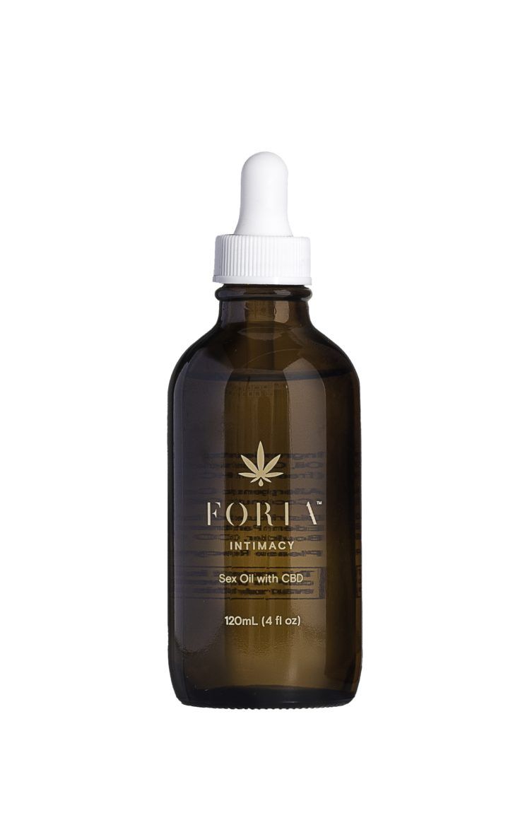 - <p class="p1">Designed for both men and women, Foria's bestselling lube is a bedroom must-have, solo or with a partner. With just two clean ingredients – 400mg broad-spectrum CBD and organic coconut oil – it's designed to provide all-natural lubrication, ease discomfort, enhance arousal, and assist with penetration both vaginally and anally.</p> <p class="p1">Your body absorbs what you put on it (or in it). That's why our lube is truly all-natural and free of added chemicals.</p> <h4>Why CBD & Sex?</h4> Does CBD belong in your bedroom? The short answer is absolutely – and here's why: - Used topically, CBD promotes increased blood flow – a vital part of arousal and sexual pleasure. - CBD helps relax muscles & ease tension, supporting comfort where it counts. - Discomfort with sex is more common than you'd think. CBD has been shown to help manage this – gently and naturally. <h4>How to use Foria Intimacy Sex Oil</h4> Apply the CBD lubricant topically to intimate areas.  Use generously, solo or with a partner, and find out how dirty a clean sex oil can be. - CBD Modern