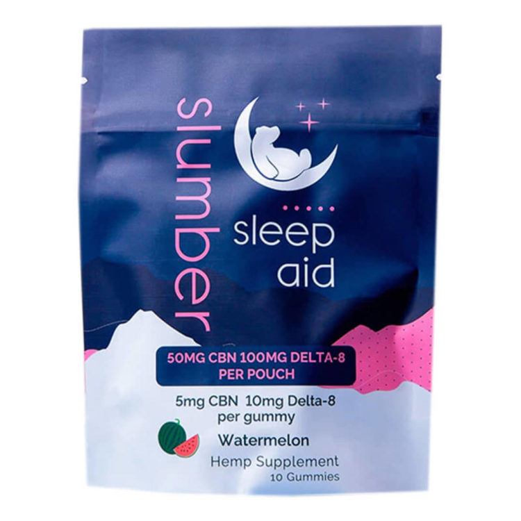 Slumber Delta 8 Sleep Aid Gummies with CBDN
