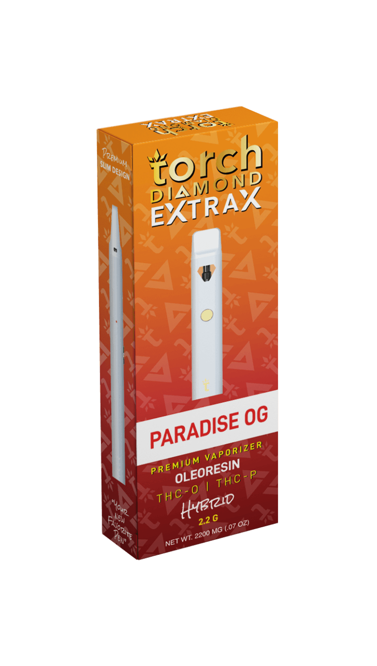 torch diamond extrax oleoresin paradise OG disposable 2.2 gram