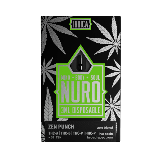 Nuro Zen Punch 3g THC-A Disposable vape